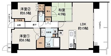 4LDK 間取り