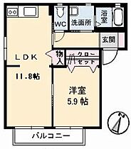 テンダーヴィラA棟 102 ｜ 鳥取県米子市河岡256-81（賃貸アパート1LDK・1階・42.25㎡） その2