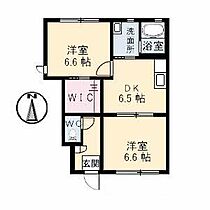 ポルタブランシェ 101 ｜ 鳥取県境港市外江町2430-1（賃貸アパート2DK・1階・46.68㎡） その2