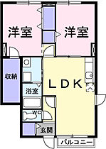 ファインＡ 103 ｜ 鳥取県米子市旗ヶ崎6丁目15-10（賃貸アパート2LDK・1階・54.86㎡） その2