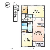 サンピノ 201 ｜ 鳥取県米子市上福原5丁目（賃貸アパート2LDK・2階・56.89㎡） その2