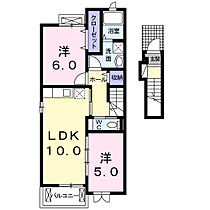 モデルヌＡ 205 ｜ 鳥取県米子市彦名町30（賃貸アパート2LDK・2階・54.40㎡） その2