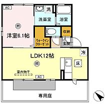 ウィングヴューC棟 105 ｜ 鳥取県米子市両三柳274（賃貸アパート1LDK・1階・42.14㎡） その2