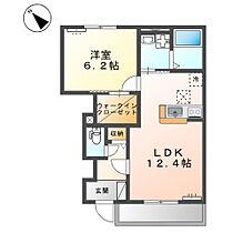 モアレディ 108 ｜ 鳥取県米子市米原5丁目（賃貸アパート1LDK・1階・45.71㎡） その2