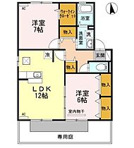 オーシャンヴューA棟 103 ｜ 鳥取県米子市両三柳5232-1（賃貸アパート2LDK・1階・62.10㎡） その2