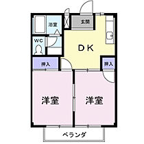 ひむりん高松 203 ｜ 鳥取県境港市高松町357-2（賃貸アパート2K・2階・40.57㎡） その2