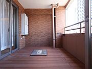 気持ちのいい空が見渡せるバルコニー