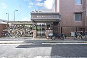掃除が行き届き清潔感のあるエントランス