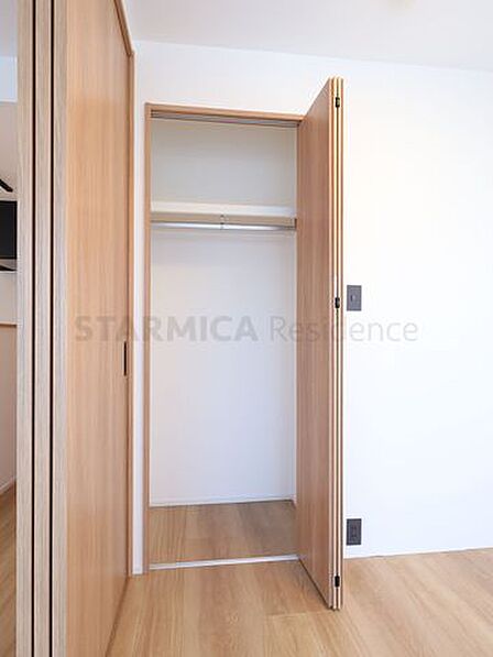 各部屋に収納があるのはうれしいポイント。