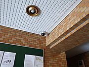 共用部には防犯カメラを備え、くらしの安全を守ります。