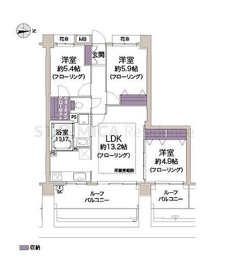 3LDK+WIC