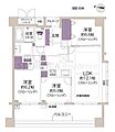 パークスクエア武蔵小杉4階7,490万円