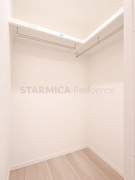 各部屋にウォークインクローゼットがあるのはうれしいポイント