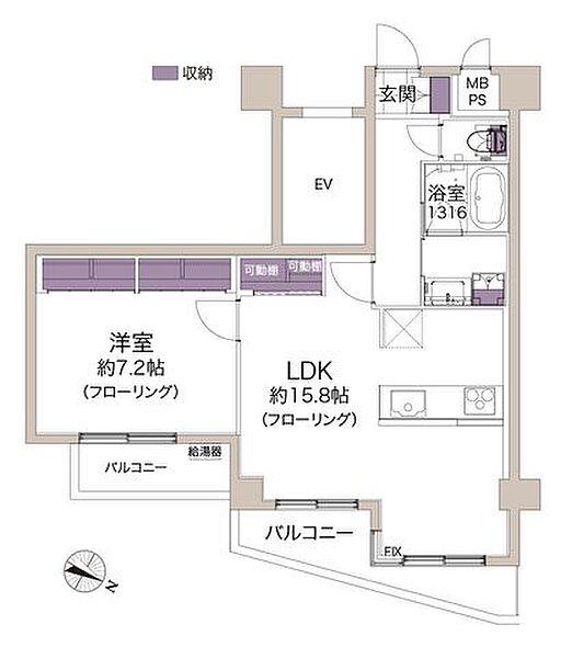 間取りを拡大表示