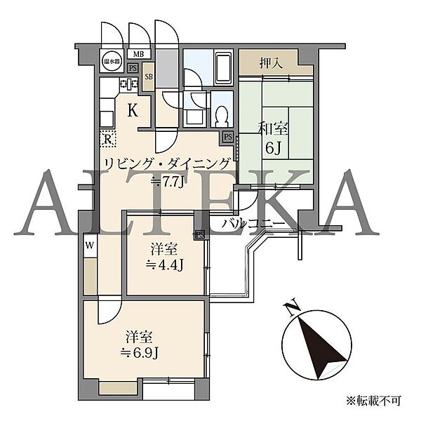 間取りを拡大表示