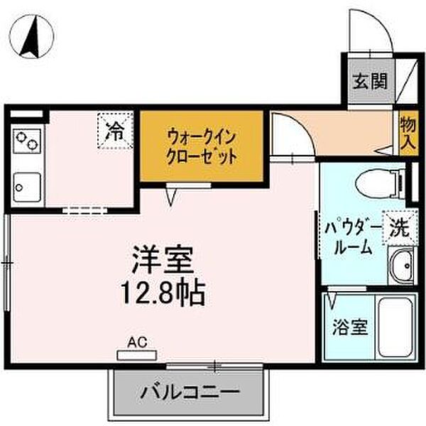 香川県高松市扇町２丁目(賃貸アパート1R・2階・34.76㎡)の写真 その4