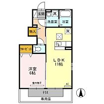 香川県高松市前田西町（賃貸アパート1LDK・1階・40.28㎡） その2