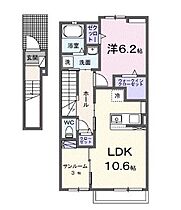 香川県木田郡三木町大字平木（賃貸アパート1LDK・2階・51.64㎡） その2