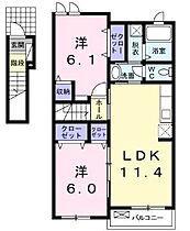 香川県東かがわ市川東（賃貸アパート2LDK・2階・56.34㎡） その2