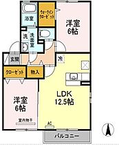 香川県高松市上林町（賃貸アパート2LDK・1階・57.93㎡） その2