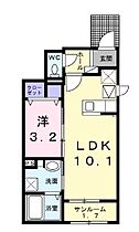 香川県善通寺市稲木町（賃貸アパート1LDK・1階・36.29㎡） その1