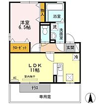 香川県高松市太田下町（賃貸アパート1LDK・1階・42.11㎡） その2