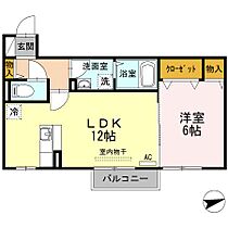 香川県高松市林町（賃貸アパート1LDK・1階・43.09㎡） その2