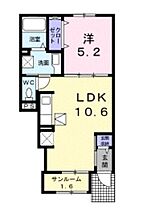 香川県丸亀市土器町西５丁目（賃貸アパート1LDK・1階・40.02㎡） その1