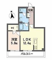 香川県高松市花ノ宮町３丁目（賃貸マンション1LDK・1階・44.86㎡） その2