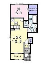 香川県綾歌郡綾川町滝宮（賃貸アパート1LDK・1階・50.13㎡） その2