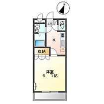 ハイツフレンド  ｜ 香川県丸亀市山北町（賃貸アパート1K・2階・30.96㎡） その2