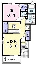 香川県高松市飯田町（賃貸アパート1LDK・1階・45.77㎡） その2