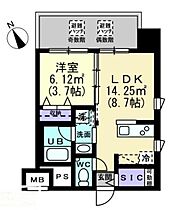 香川県高松市福田町（賃貸マンション1LDK・7階・30.61㎡） その2