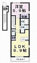 香川県綾歌郡宇多津町浜七番丁（賃貸アパート1LDK・2階・41.98㎡） その2