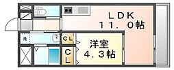 間取図画像 1LDK