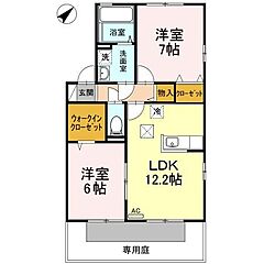 物件の間取り