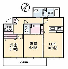物件の間取り
