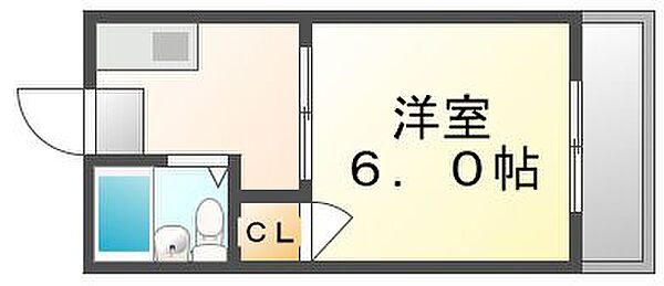 香川県高松市新北町(賃貸マンション1K・5階・21.87㎡)の写真 その4