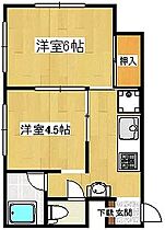 香川県高松市御坊町（賃貸マンション2K・4階・32.60㎡） その2