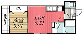 千葉県千葉市中央区長洲2丁目（賃貸アパート1LDK・3階・30.01㎡） その2