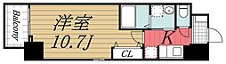 JR京葉線 千葉みなと駅 徒歩14分の賃貸マンション 10階1Kの間取り