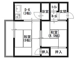間取図画像 2DK