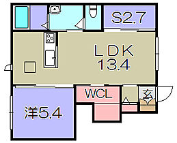 滋賀県東近江市昭和町（賃貸アパート1LDK・1階・50.15㎡） その2