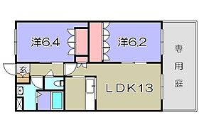 IZUMI  ｜ 滋賀県愛知郡愛荘町市（賃貸アパート2LDK・1階・57.33㎡） その2