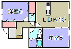 ファイン・レジデンスA棟  ｜ 滋賀県東近江市建部日吉町（賃貸アパート2LDK・1階・51.74㎡） その2