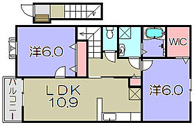 アウローラ湖東  ｜ 滋賀県東近江市五個荘石塚町（賃貸アパート2LDK・2階・57.21㎡） その2