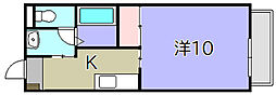 Zero 1Kの間取図画像