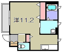 メゾン・ド・Au　3  ｜ 滋賀県東近江市沖野１丁目（賃貸アパート1R・1階・30.00㎡） その2