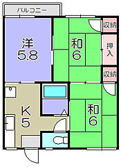 物件の間取り