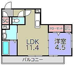 クレメント五個荘  ｜ 滋賀県東近江市五個荘竜田町（賃貸アパート1LDK・1階・40.98㎡） その2